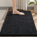 Evlmd Bathroom Rugs, Soft Chenille Non-Slip Bath Rug, Strong Water Absorbent Quick Dry Machine Washable, Shower Mat for Tub & Bathroom Floor