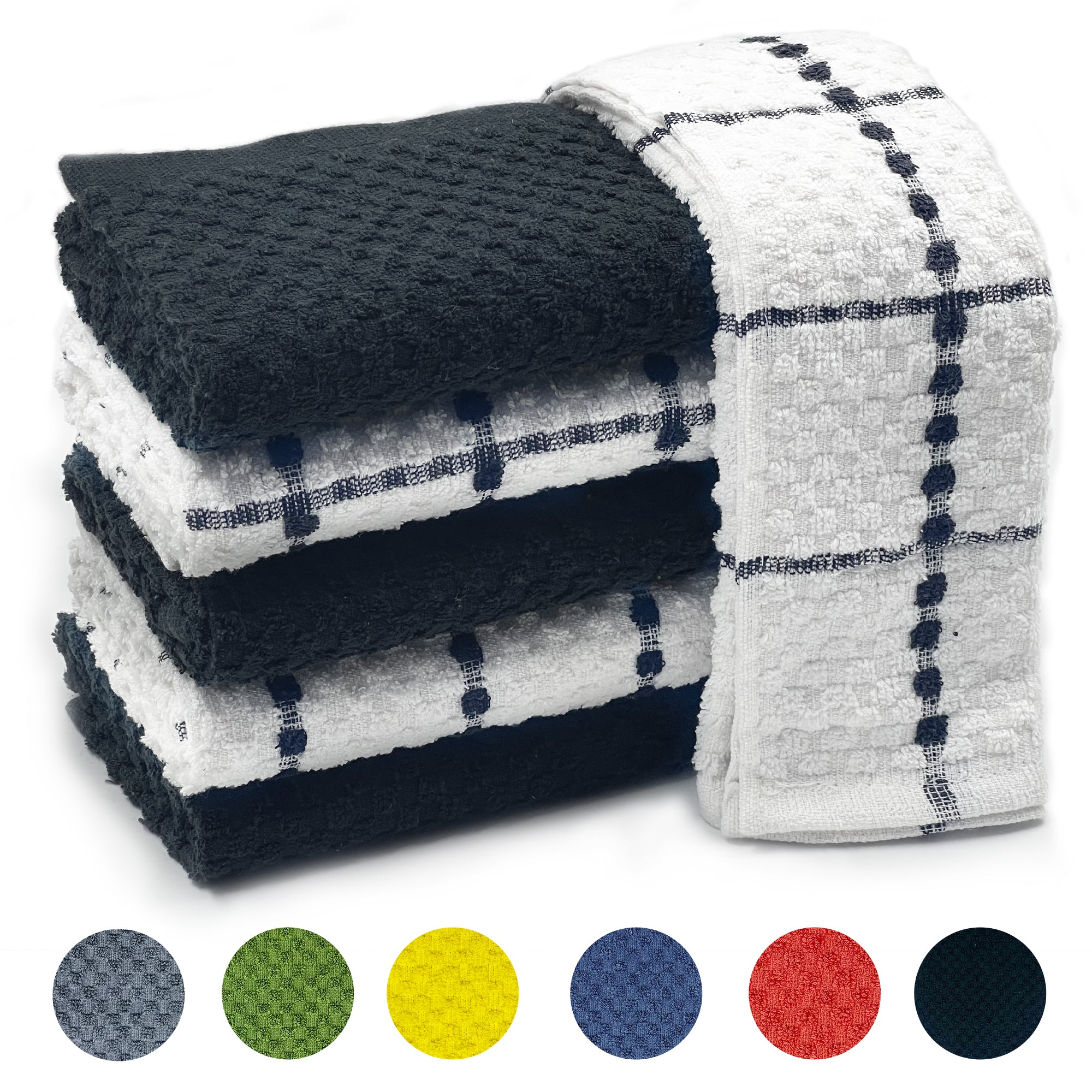 Evlmd Kitchen Towels, 15"x25", Dish Cloth, Spring Dish Towels for Kitchen, Terry Cloth Kitchen Towels, Kitchen Towels Set, Grey Kitchen Towels, Cute Kitchen Towels