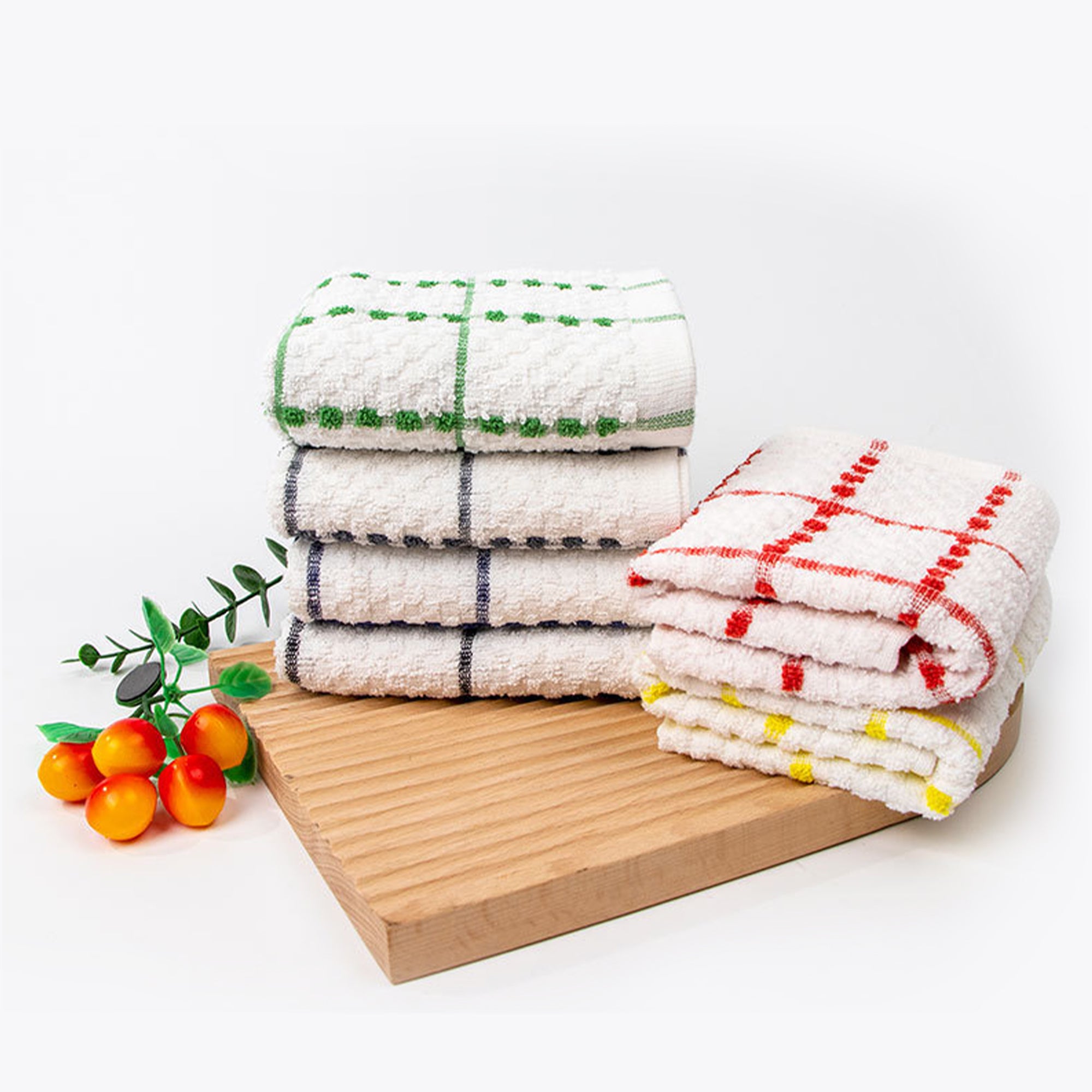 Evlmd Kitchen Towels, 15"x25", Dish Cloth, Spring Dish Towels for Kitchen, Terry Cloth Kitchen Towels, Kitchen Towels Set, Grey Kitchen Towels, Cute Kitchen Towels