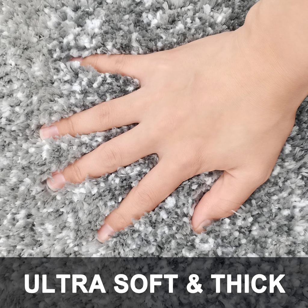 Wergifts Bathroom Rug, Large Bath Rug for Bathroom Floor Non-Slip, Super Elastic Soft Easier to Dry Bath Shower Mat Runner, Machine Washable Bath Mat