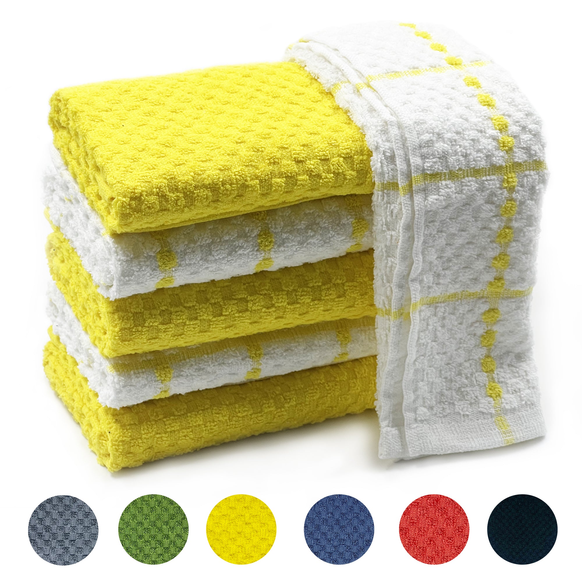 Evlmd Kitchen Towels, 15"x25", Dish Cloth, Spring Dish Towels for Kitchen, Terry Cloth Kitchen Towels, Kitchen Towels Set, Grey Kitchen Towels, Cute Kitchen Towels
