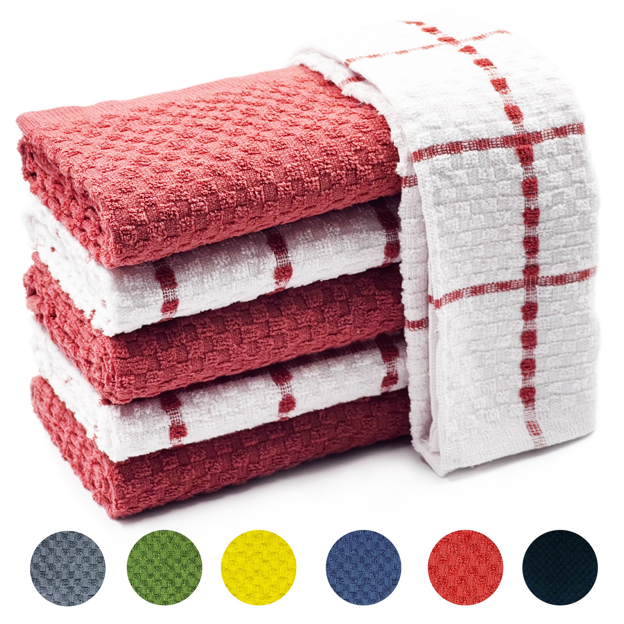 Evlmd Kitchen Towels, 15"x25", Dish Cloth, Spring Dish Towels for Kitchen, Terry Cloth Kitchen Towels, Kitchen Towels Set, Grey Kitchen Towels, Cute Kitchen Towels