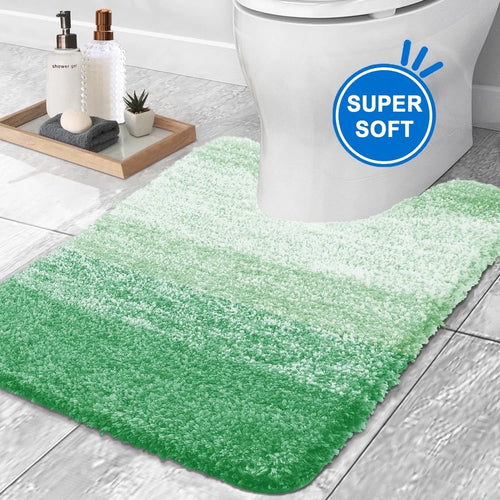Evlmd Bathroom Rug, Large Bath Rug for Bathroom Floor Non-Slip, Super Elastic Soft Easier to Dry Bath Shower Mat Runner, Machine Washable Bath Mat