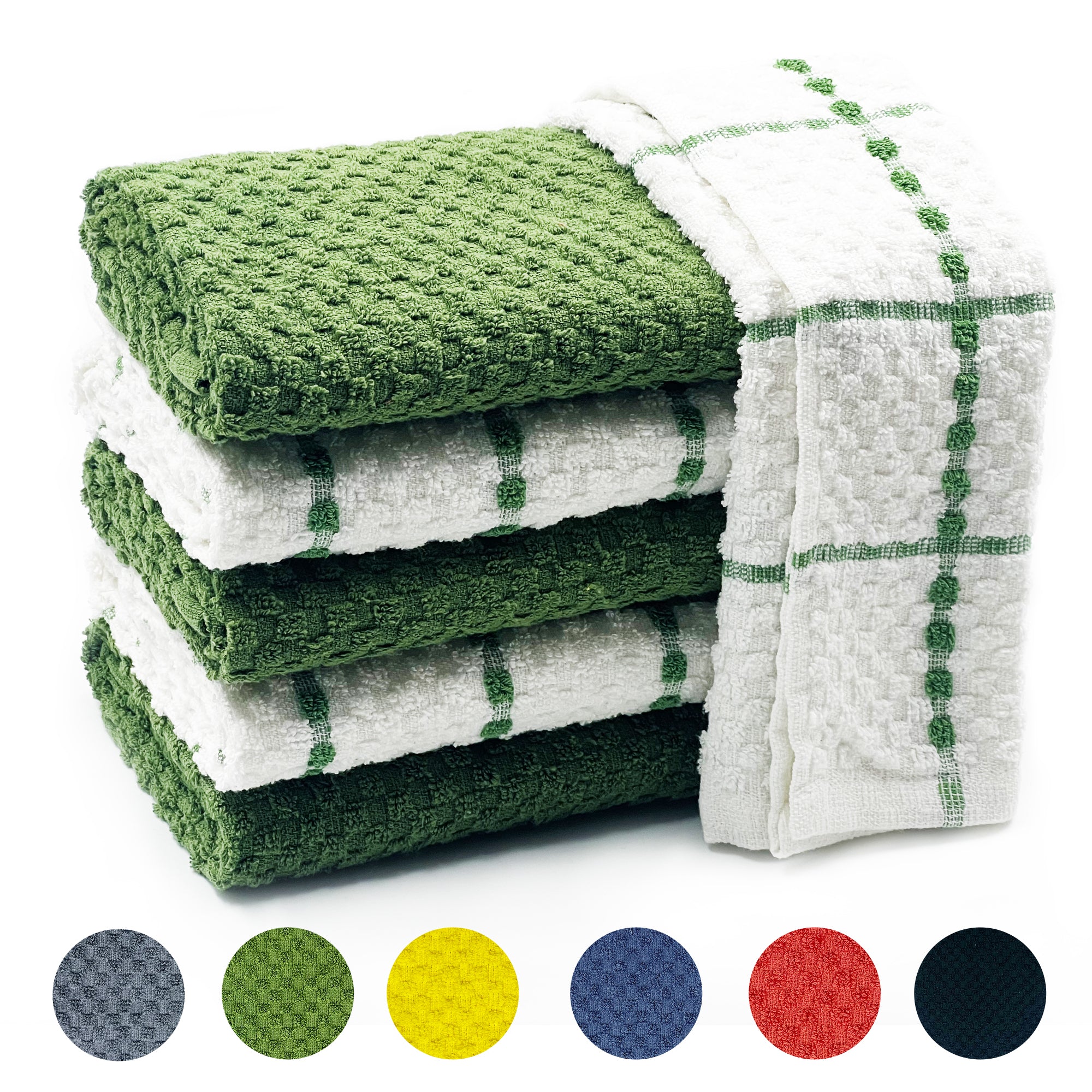 Evlmd Kitchen Towels, 15"x25", Dish Cloth, Spring Dish Towels for Kitchen, Terry Cloth Kitchen Towels, Kitchen Towels Set, Grey Kitchen Towels, Cute Kitchen Towels