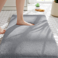 Evlmd Bathroom Rugs, Shaggy Soft and Absorbent Bath Rug, Non-Slip, Thick Plush Machine Washable Dry Bath Mats for Bathroom, Tub and Shower